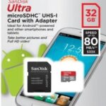 כרטיס זיכרון 32 ג'גה SanDisk