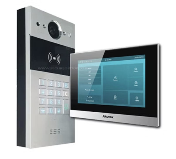 קיט אינטרקום IP דגם Mega-250 עם מסך Linox "7
