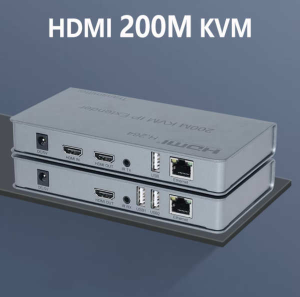 ⁦עד 200 מטר כבל רשת USB + HDMI מאריך כבל⁩ – תמונה ⁦2⁩