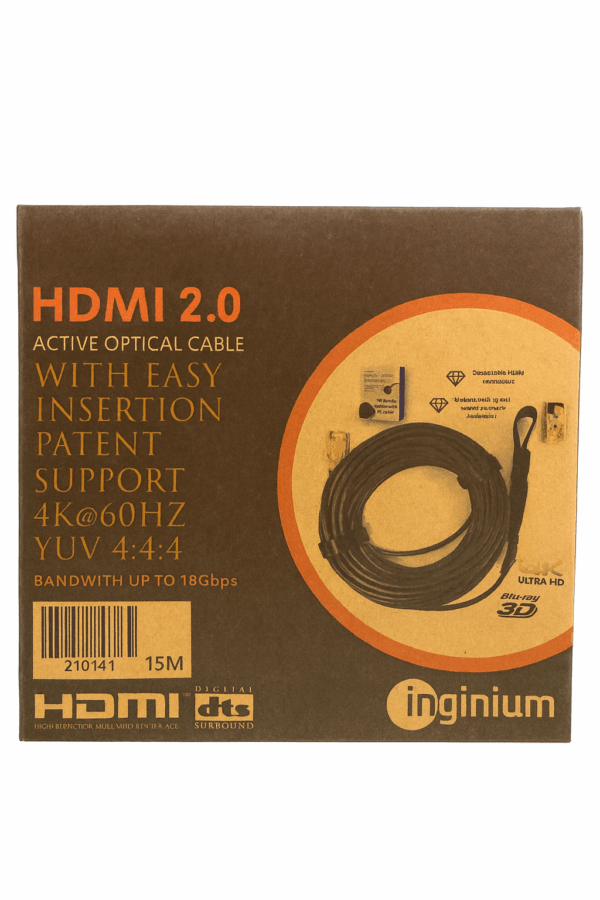 כבל HDMI להשחלה ראש פריק 15 מטר AOC ULTRA K4