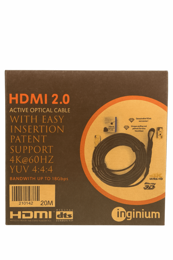 כבל HDMI להשחלה ראש פריק 20 מטר AOC ULTRA K4