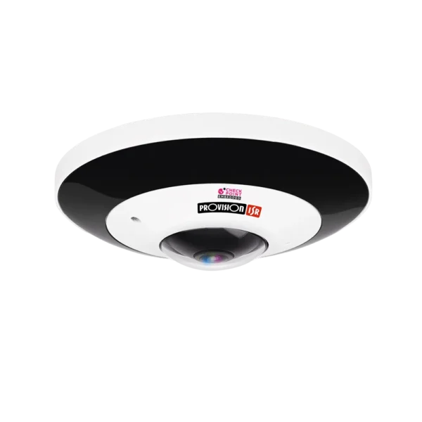 מצלמת Fisheye פנורמית IP 6MP Provision עם כיסוי 360° ואנליטיקה