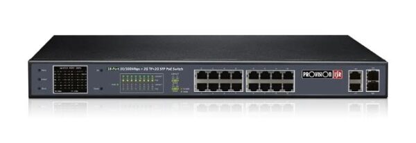 סוויץ' PoE מנוהל 16 פורטים דגם PoES-16250CL+2G+2SFP