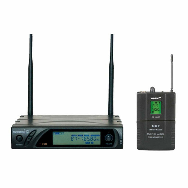 מיקרופון דש עם מקלט אלחוטי Work Pro WRD 1100 AF/2